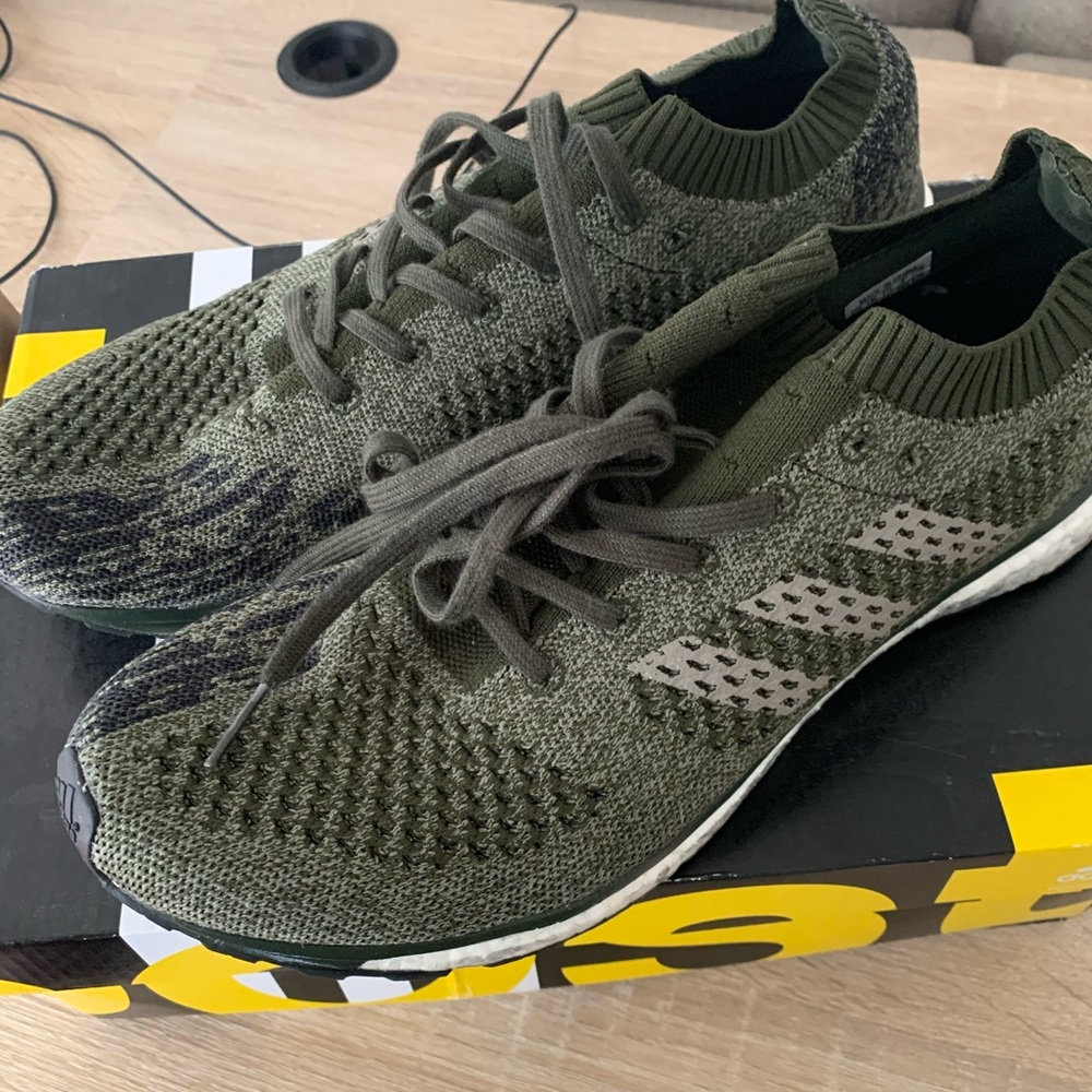 Adidas Boost athletic sneakers